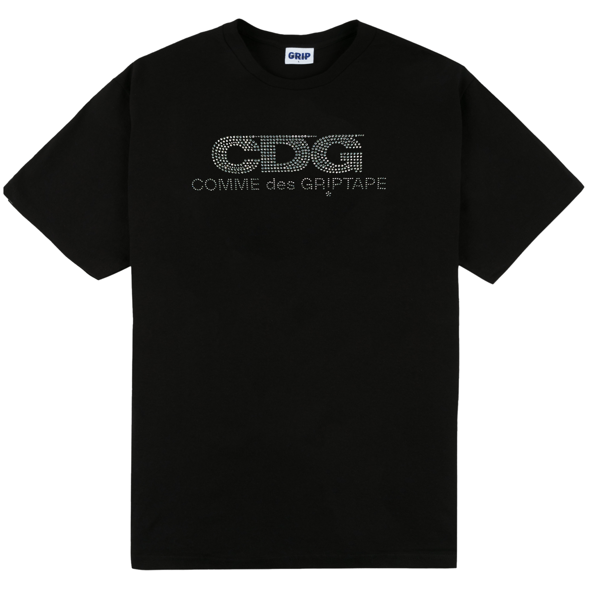 CDG Rhinestone Tee - Black