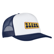 Casquette de camionneur semi-ivre - Bleu marine/blanc