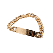 Brand Logo ID Bracelet - 18K Gold Plating