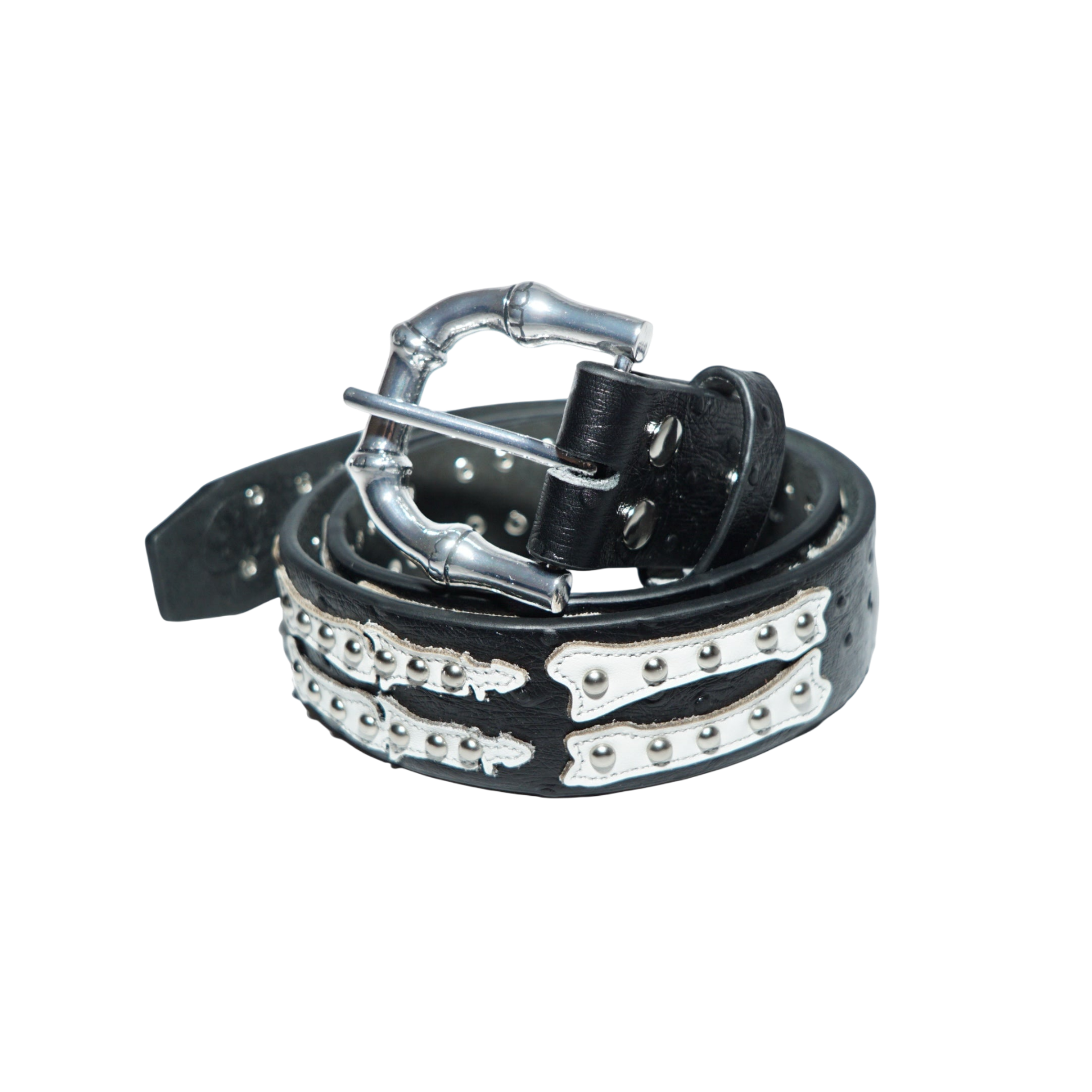 Stingwater Studded Bone Belt - Black