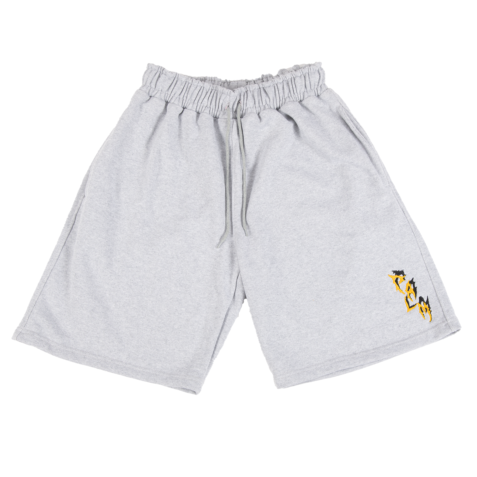 Nakkabre Embroidered French Terry Shorts - Ash Grey