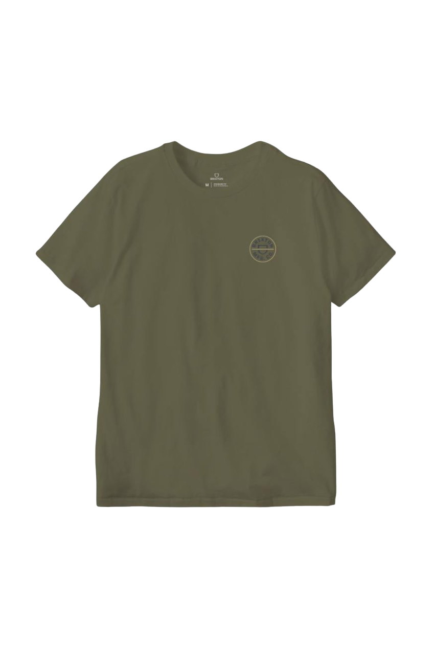 Crest II S/S Standard Tee - Olive Surplus/Washed Navy/Sand