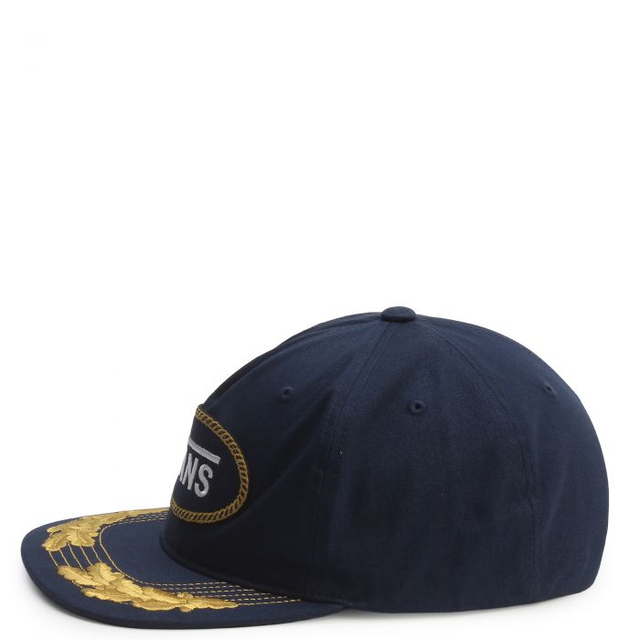 Captain Van Doren Casquette Snapback Basse Non Structurée - Bleu Marine