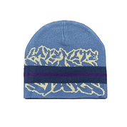 Striped Logo Beanie - Blue