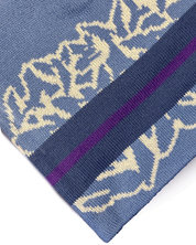 Striped Logo Beanie - Blue