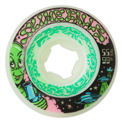 Saucers White Wheels 99A - 55mm