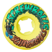 Screw Balls Speed Balls Wheels Yellow 99A - 54mm