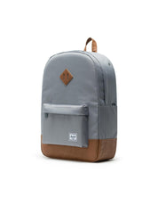Heritage Backpack - Grey/Tan Synthetic Leather