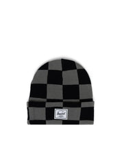 Elmer Beanie - Black/Gargoyle Check