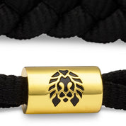 Bracelet tressé massif - Onyx II