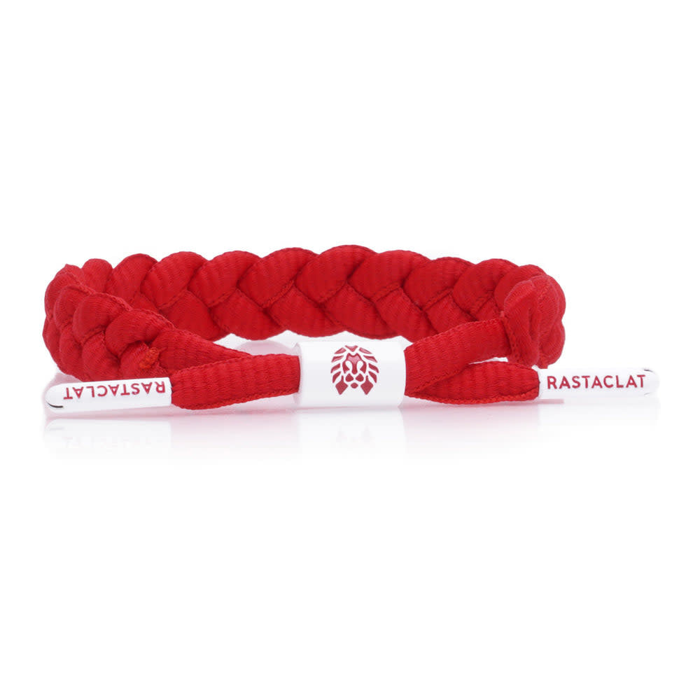 Bracelet tressé en feu - Rouge