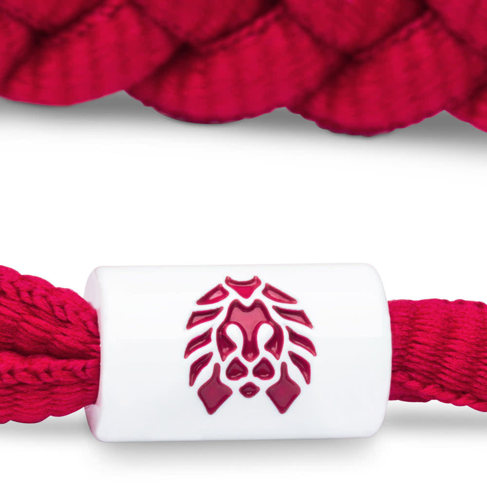 Fire Braided Bracelet - Red