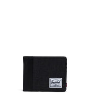 Hank II Wallet - Black Crosshatch/Black