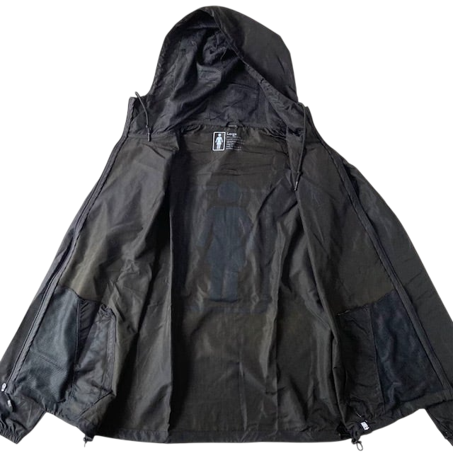 Heritage unboxed Zip Windbreaker - Black