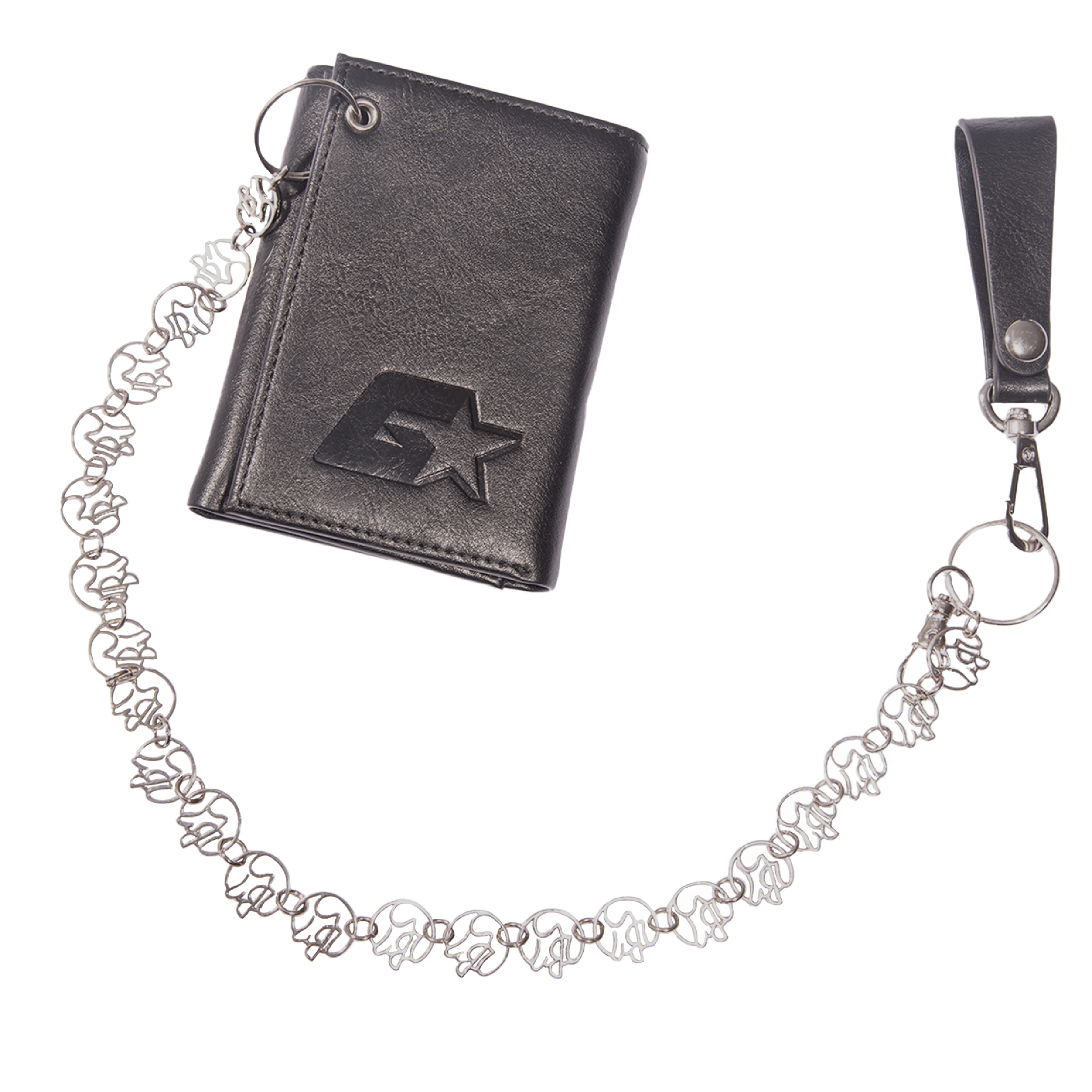 Tony Chain Wallet - Black