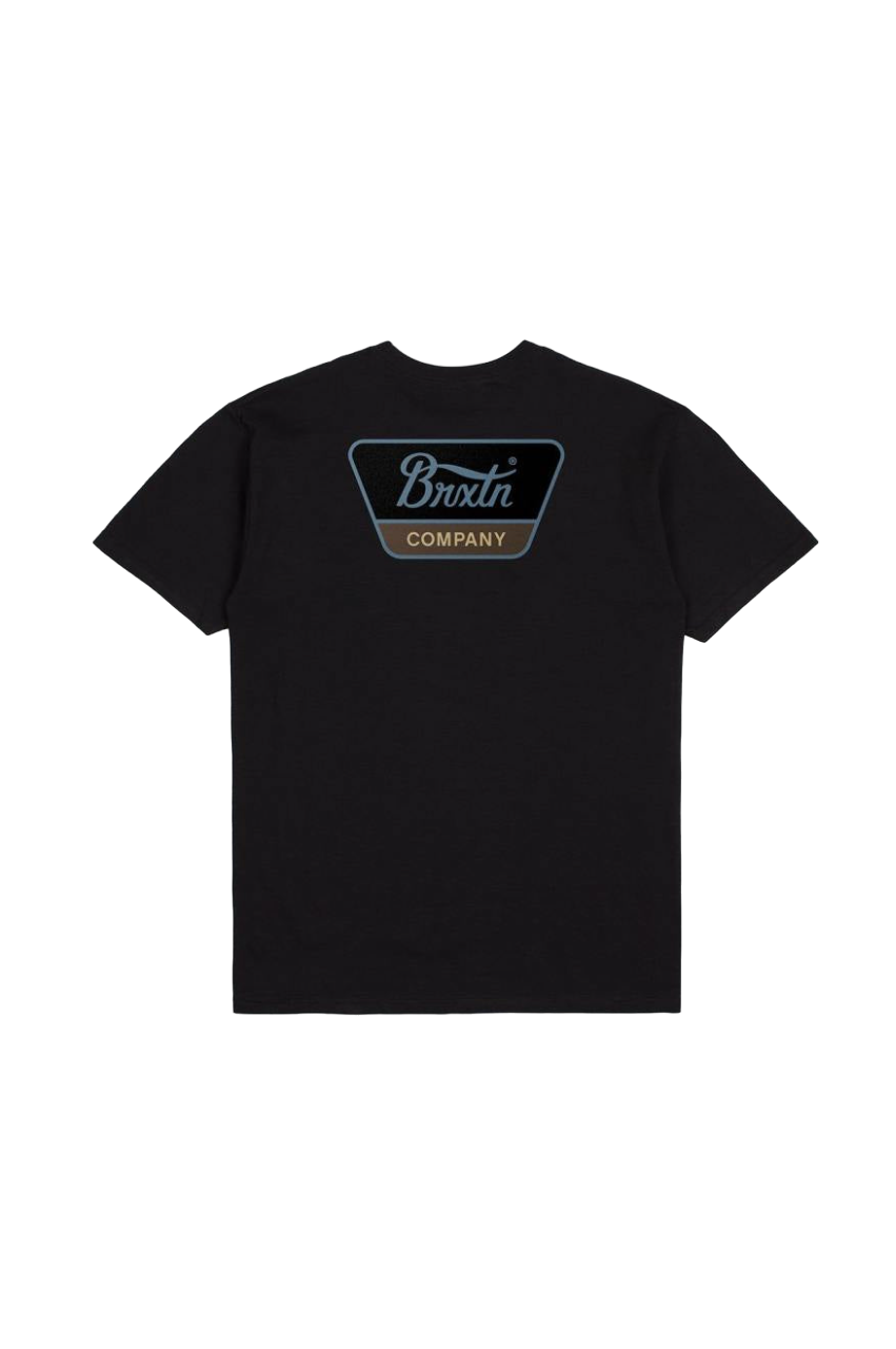 Linwood S/S Standard Tee - Black/Dusty Blue/Dark Earth