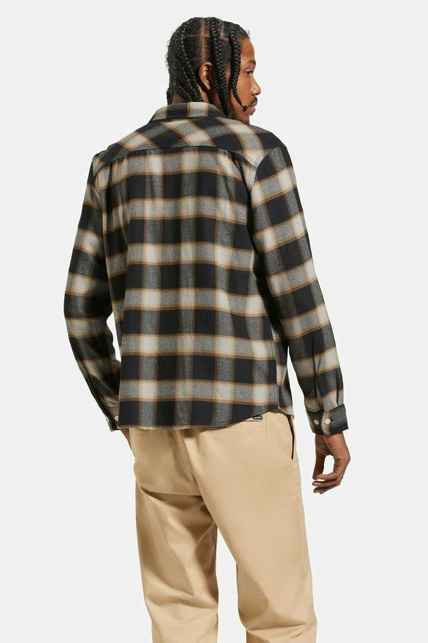 20th Anniversary Bowery L/S Flannel -  Black/Cream