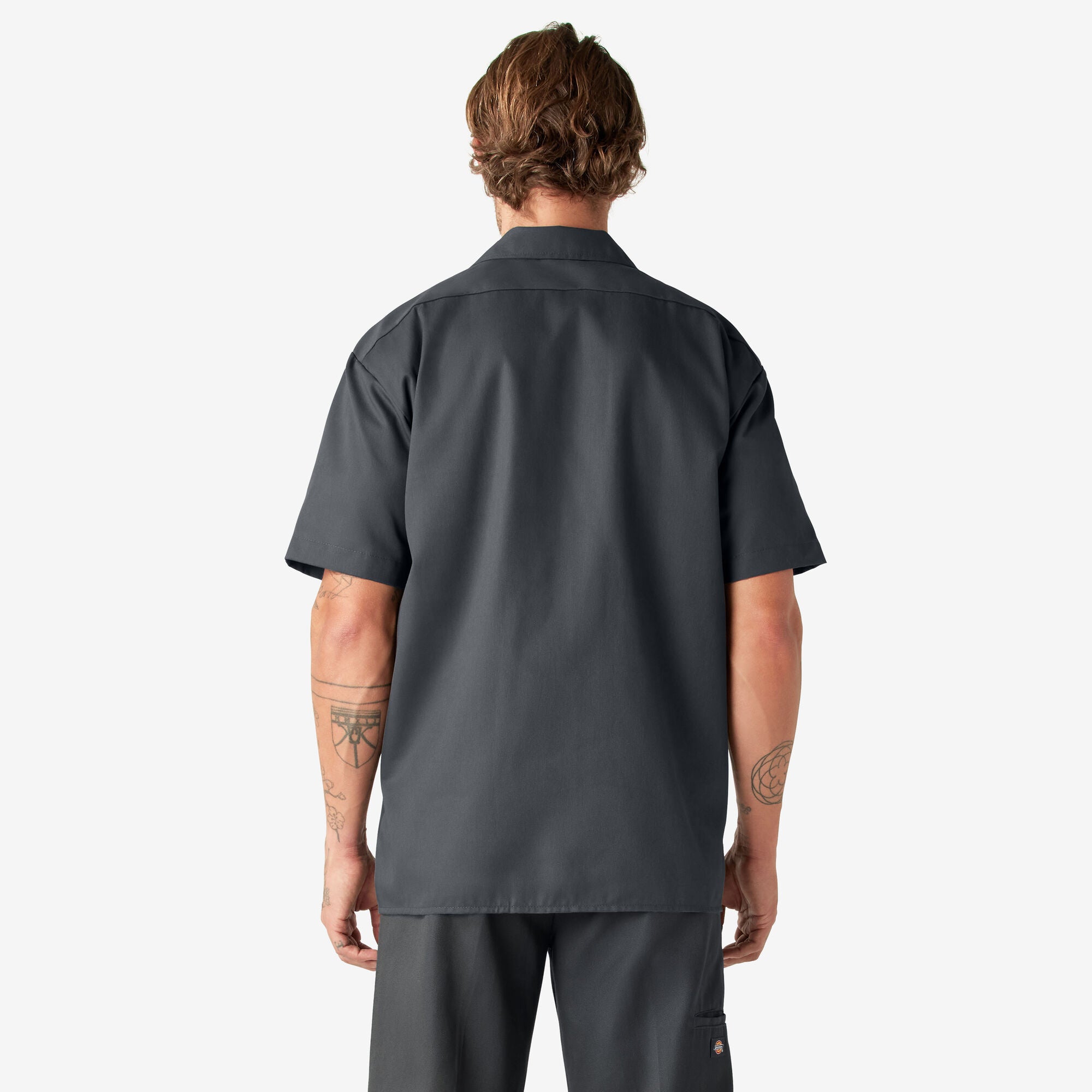 Short Sleeve Work Shirt - Charcoal Gray (CH)