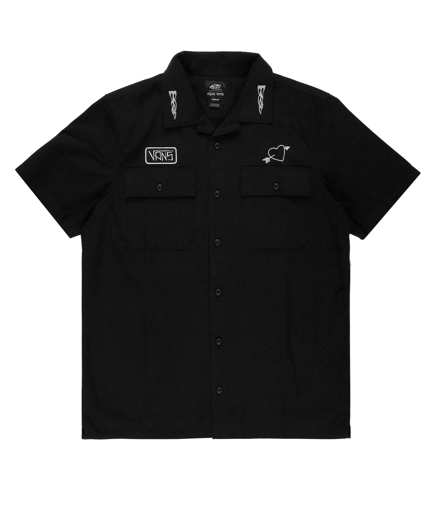 Elijah Berle Woven Shirt - Black