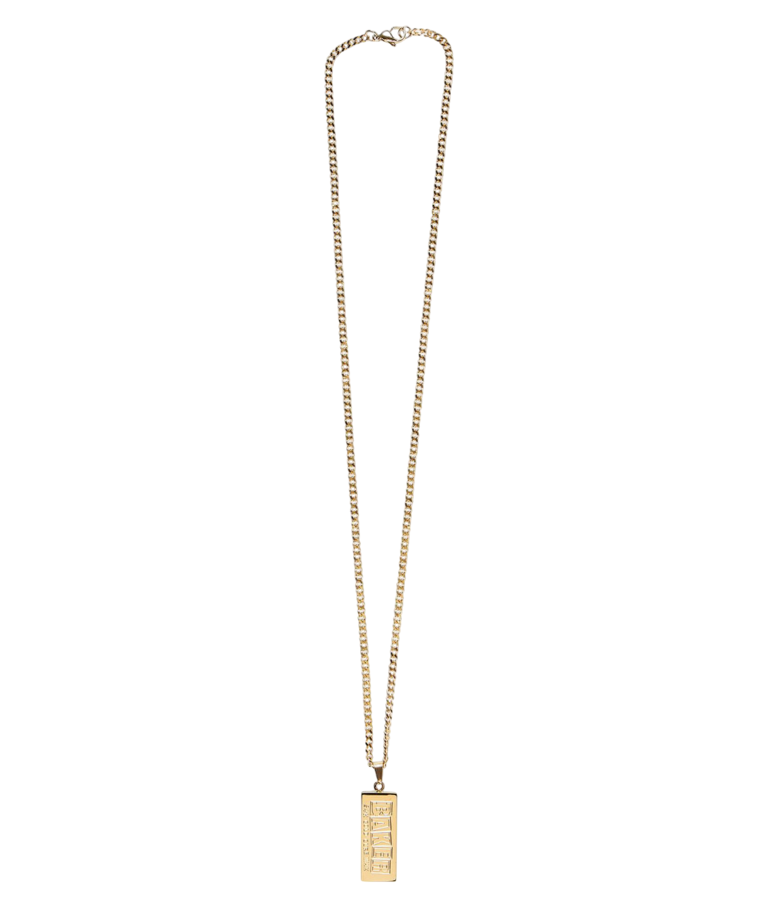 Curb Wax Gold Necklace - 24K Gold Plating