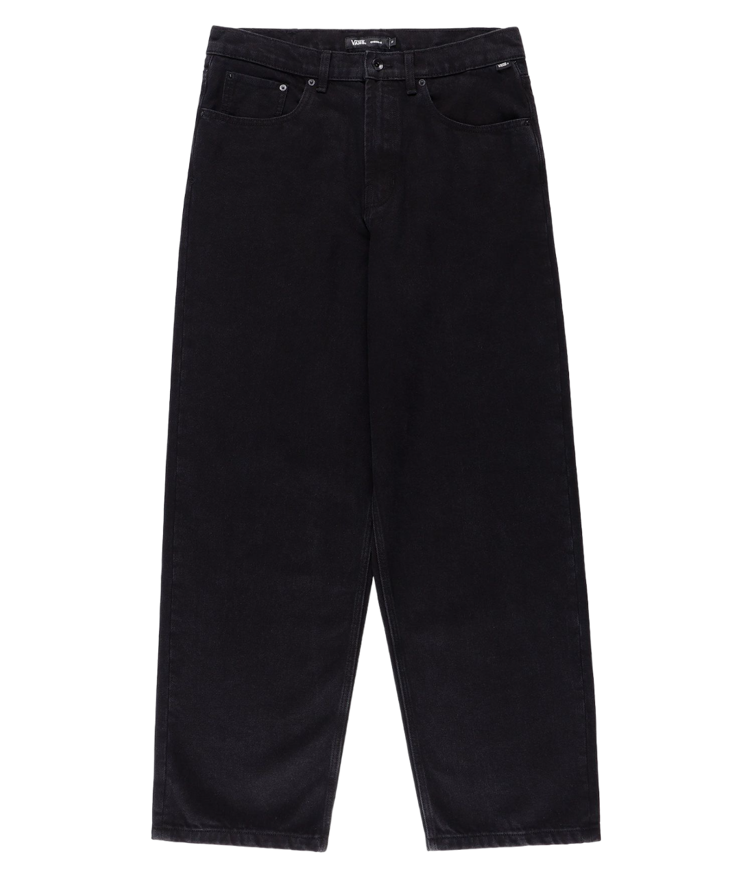 Check-5 Baggy Denim Pants - Black