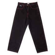 Jean Ranger en denim de 16 onces - Noir/point rouge