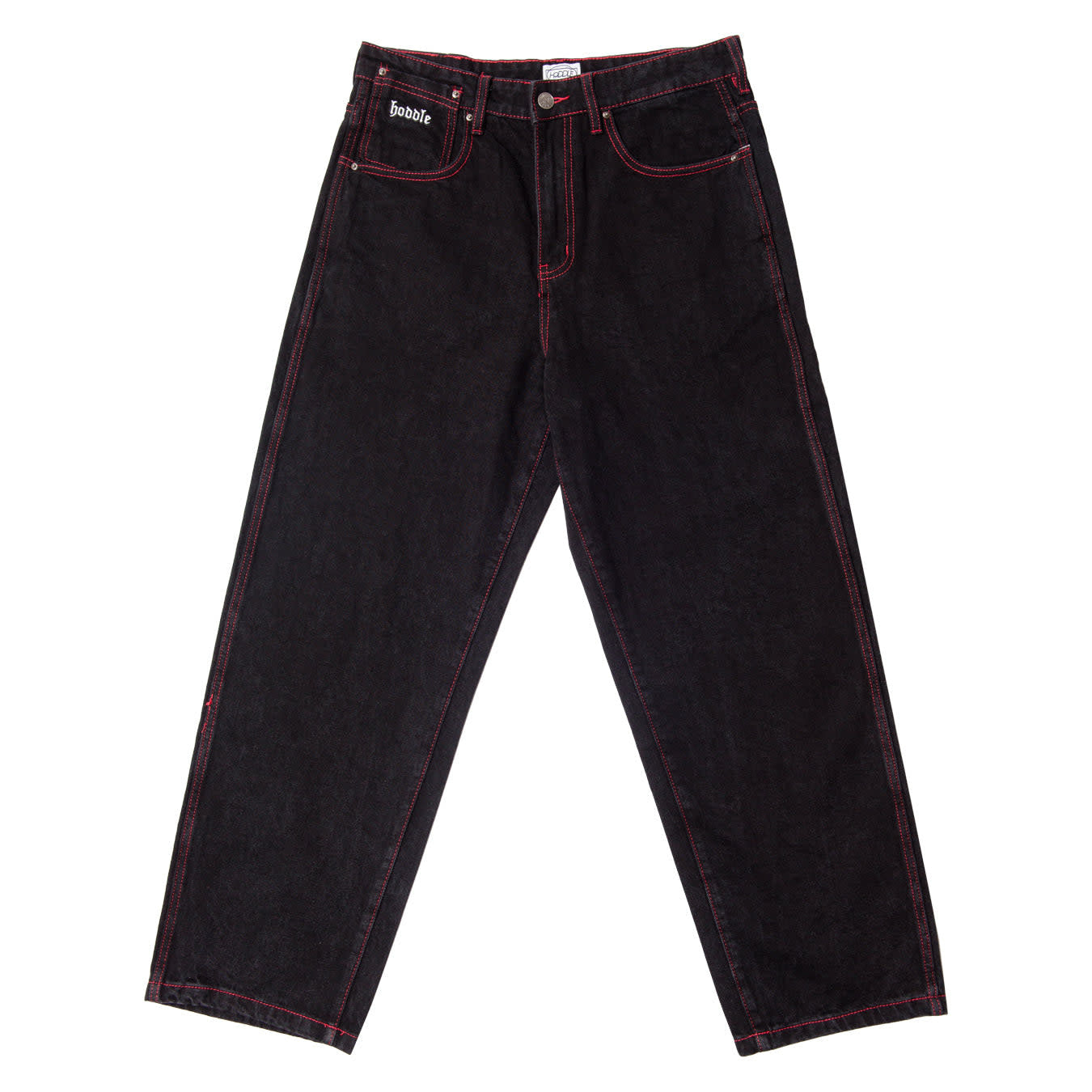 Hoddle 16 Ounce Denim Ranger Jean - Black/Red Stich – Palm Isle