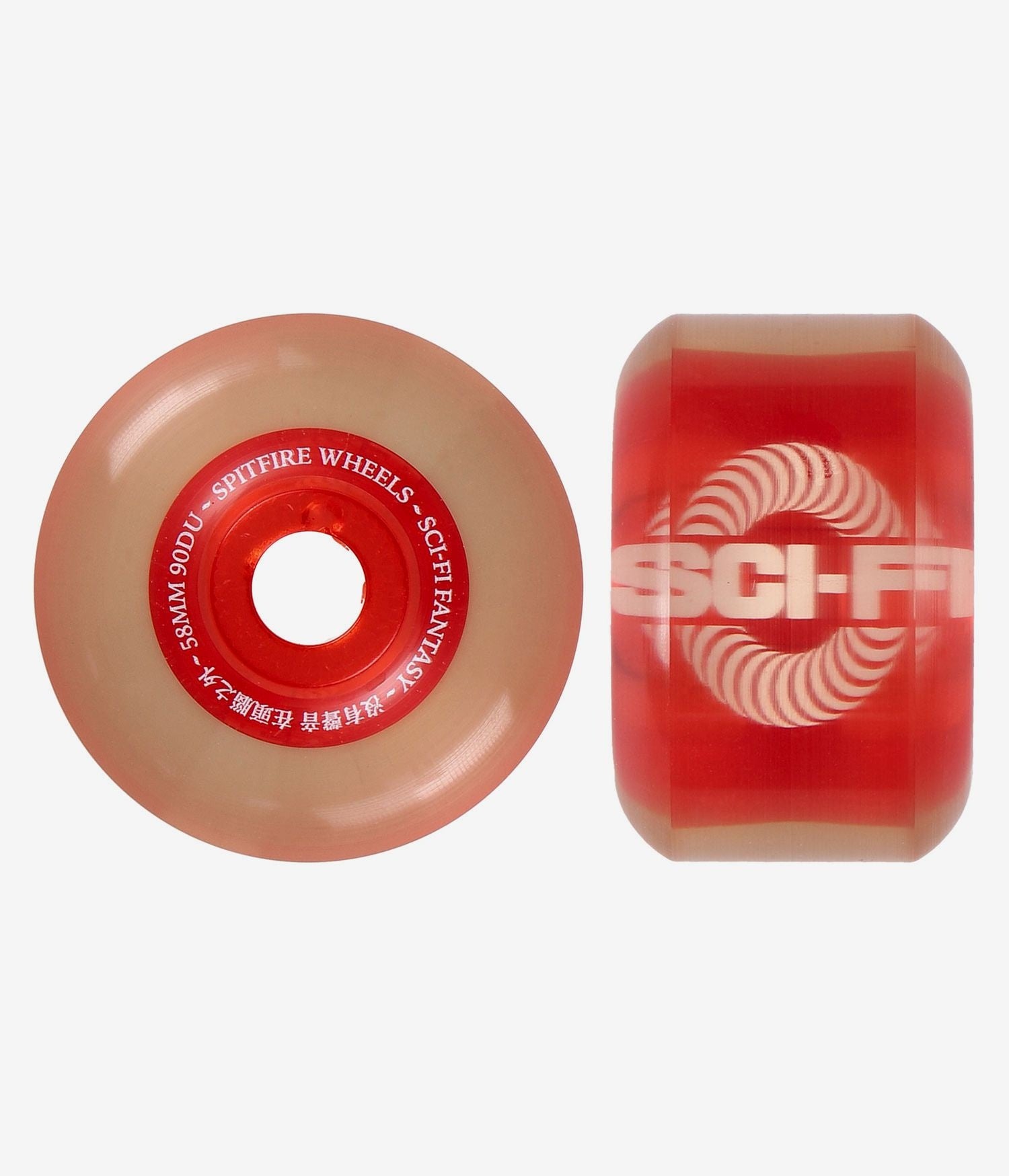 x Sci-Fi Fantasy 90DU Sapphires Radial Clear/Red- 58mm