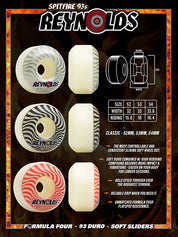 Reynolds Soft Sliders Formula Four 93D Classics Natural - 53mm