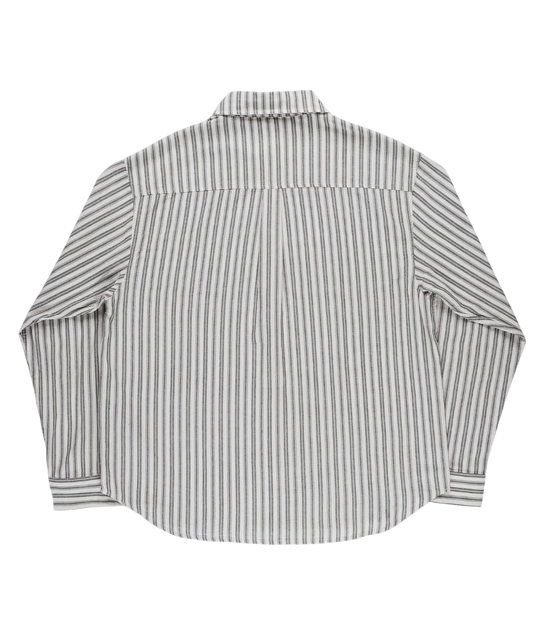 Chemise rayée à manches longues Reynolds - Vert os