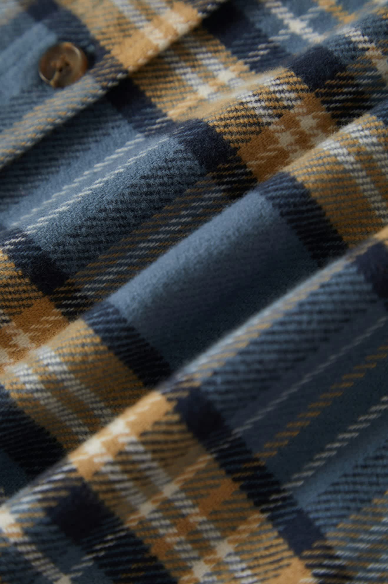 Bowery Flanelle - Bleu azur/Bleu marine délavé/Sable