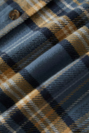Bowery Flanelle - Bleu azur/Bleu marine délavé/Sable