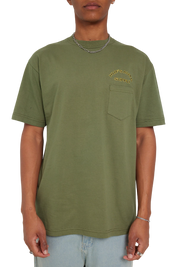 T-shirt à poche Chop Chop - Olive