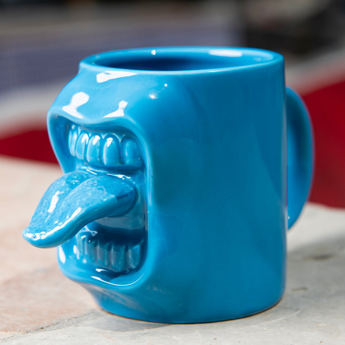 Tasse hurlante - Bleu