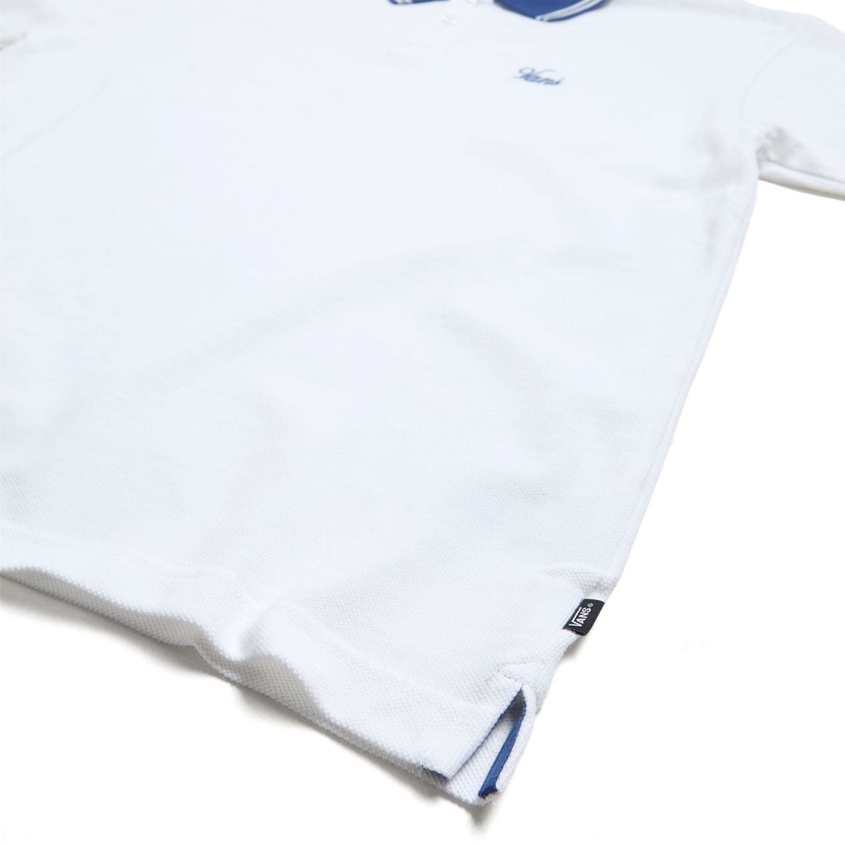 Carson Polo Shirt - White/True Blue