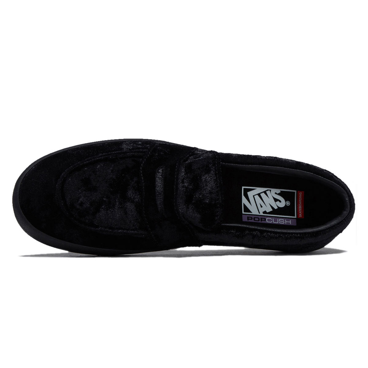 Skate Loafer Velvet - Black