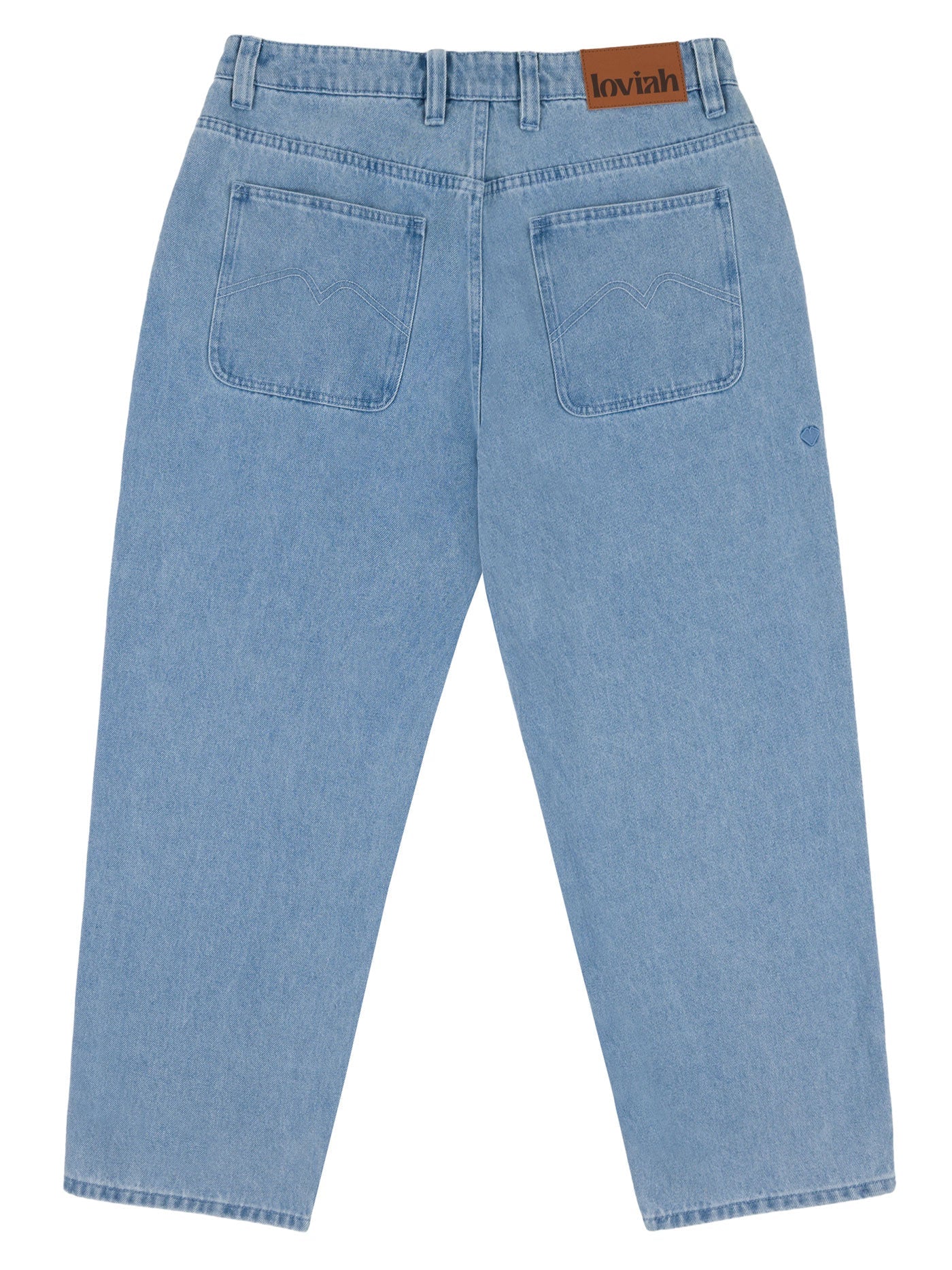 1990 Baggy 5 Pocket Denim Pants - Indigo Light Wash