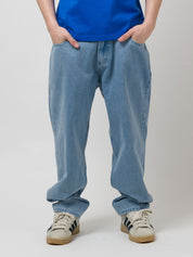 1990 Baggy 5 Pocket Denim Pants - Indigo Light Wash