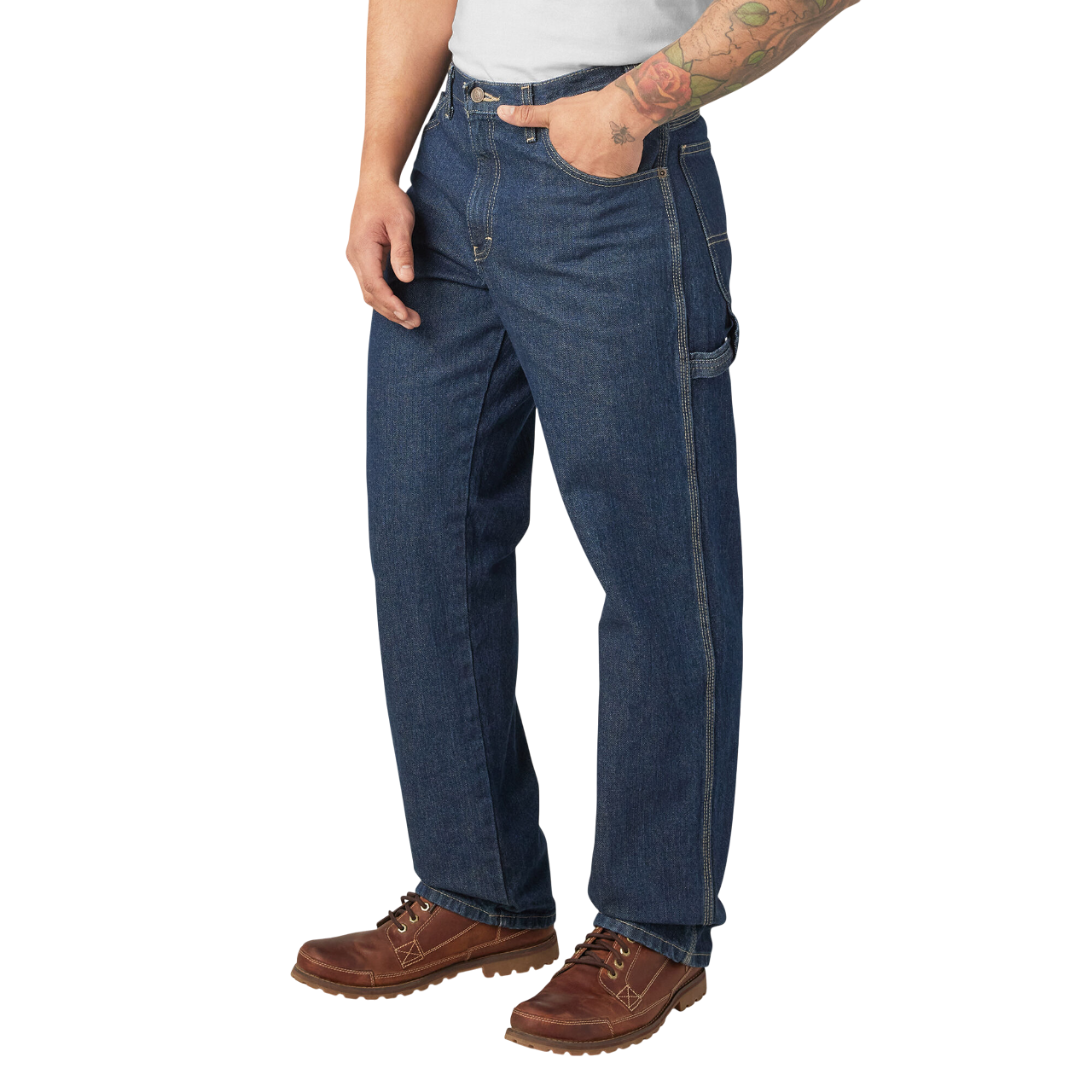 Carpenter Denim Jeans - Rinsed Indigo Blue (RNB)