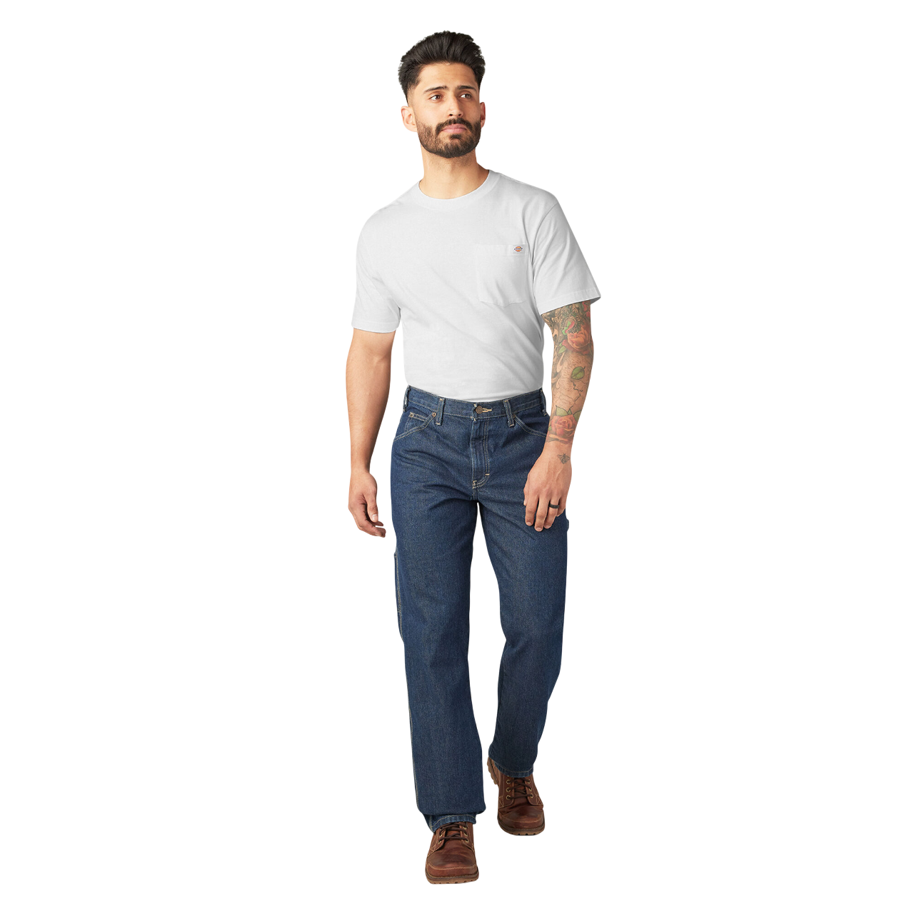 Carpenter Denim Jeans - Rinsed Indigo Blue (RNB)