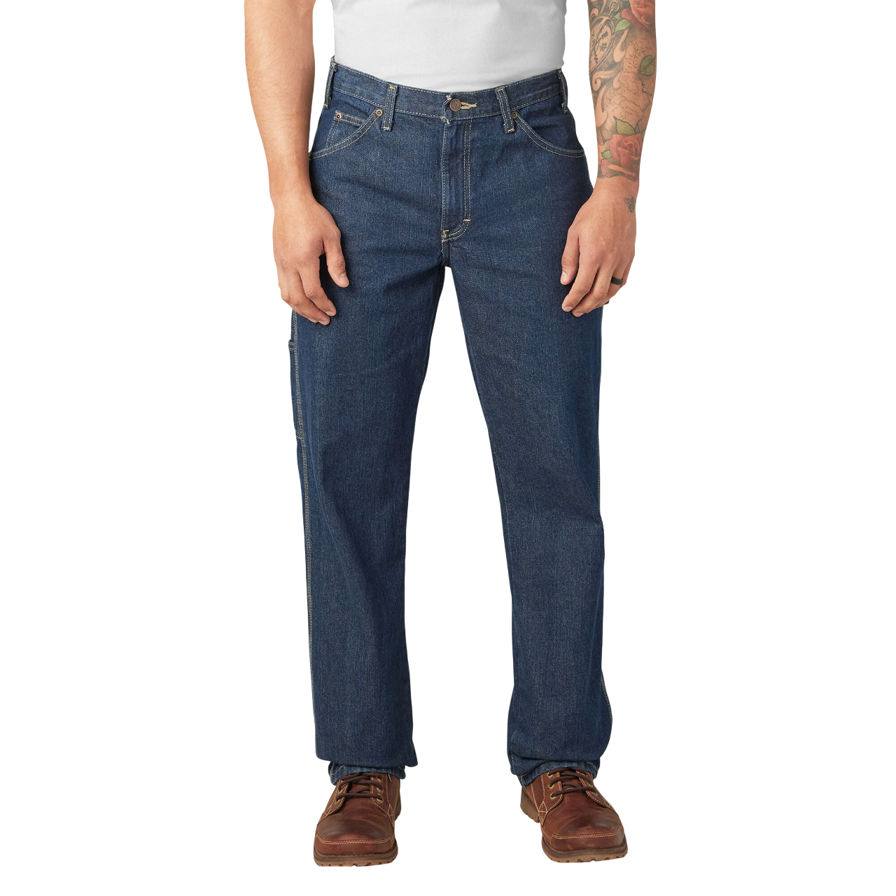Dickies Carpenter Denim Jeans - Rinsed Indigo Blue (RNB) – Palm