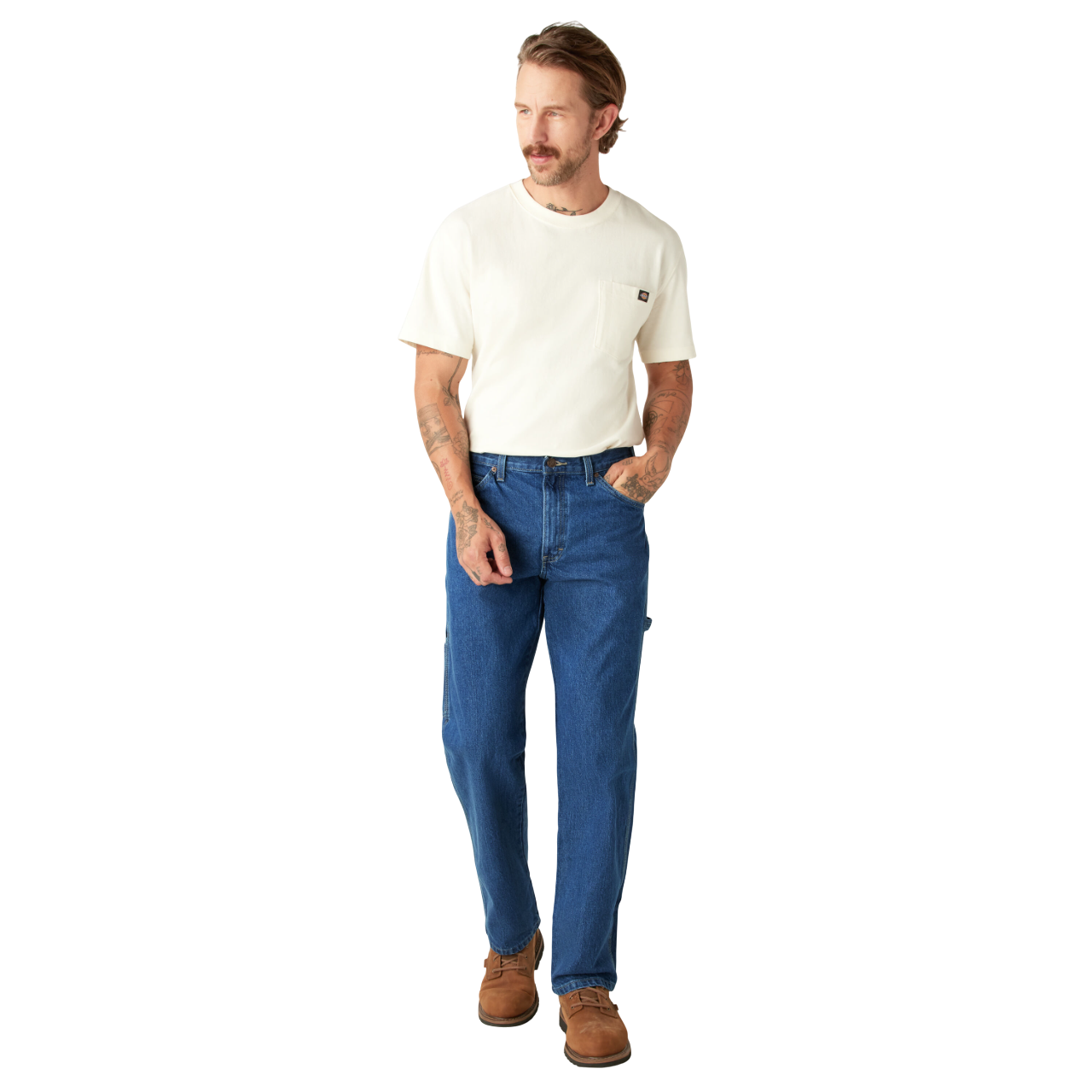 Jean Carpenter Denim - Bleu indigo délavé (SNB)