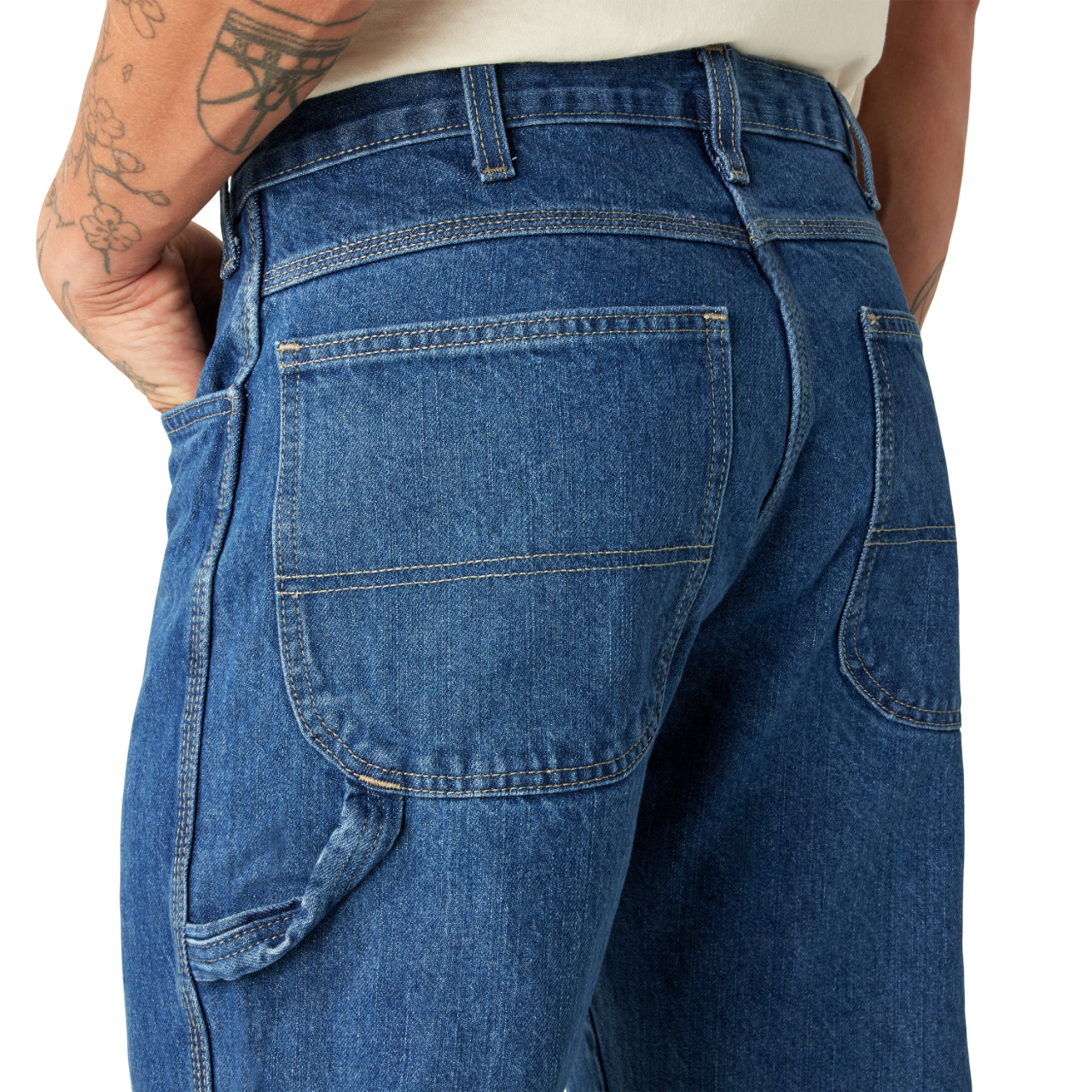 Jean Carpenter Denim - Bleu indigo délavé (SNB)