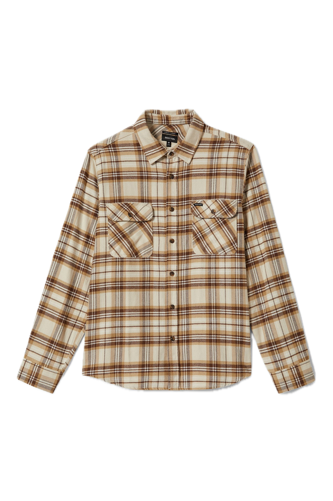 Bowery Flanelle - Blanc cassé/Sable/Brun pomme de pin