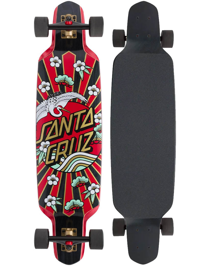 Drop Down Crane Dot - Red/Black