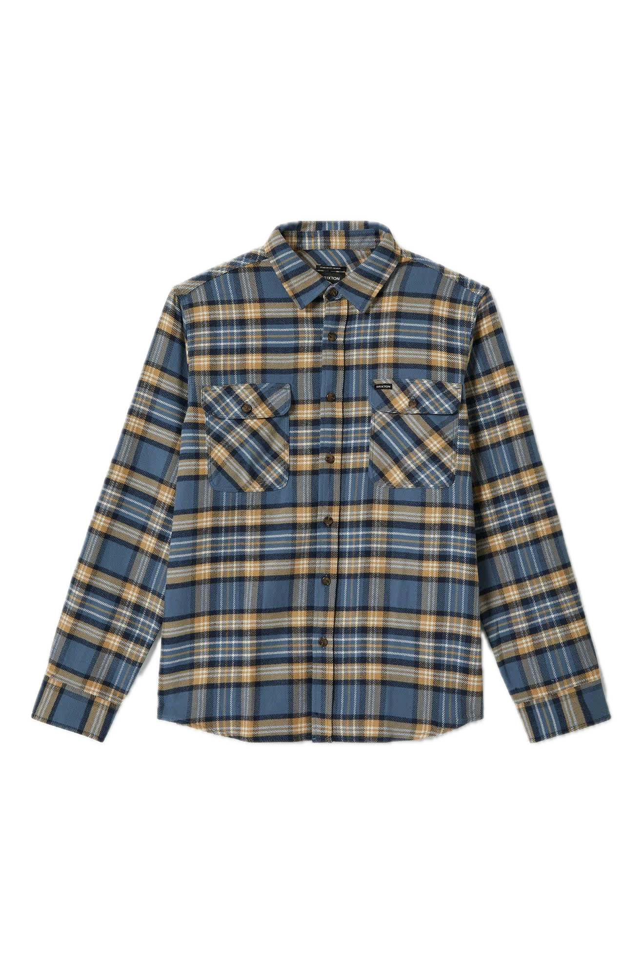 Bowery Flanelle - Bleu azur/Bleu marine délavé/Sable