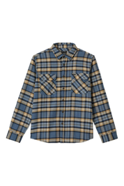 Bowery Flanelle - Bleu azur/Bleu marine délavé/Sable