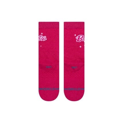 Kids Barbie My Dream My Future Crew Socks - Pink