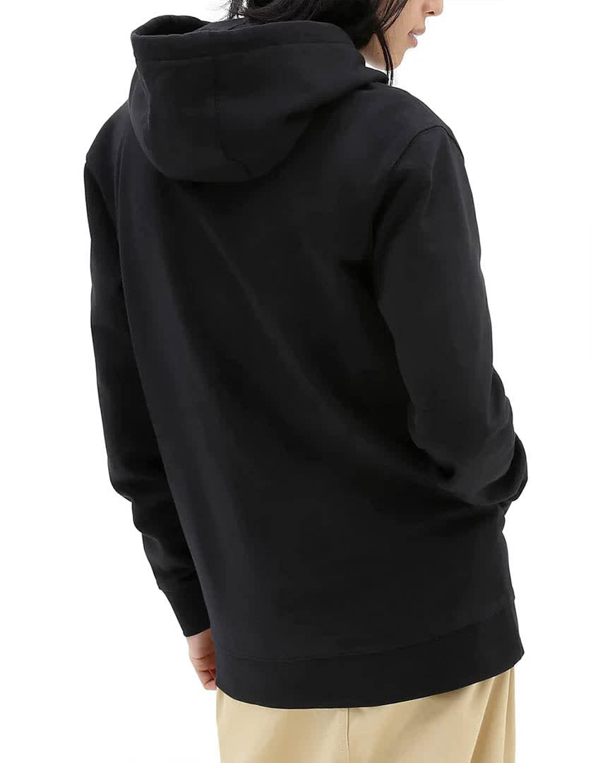 Basic Full Zip Hoodie - Black