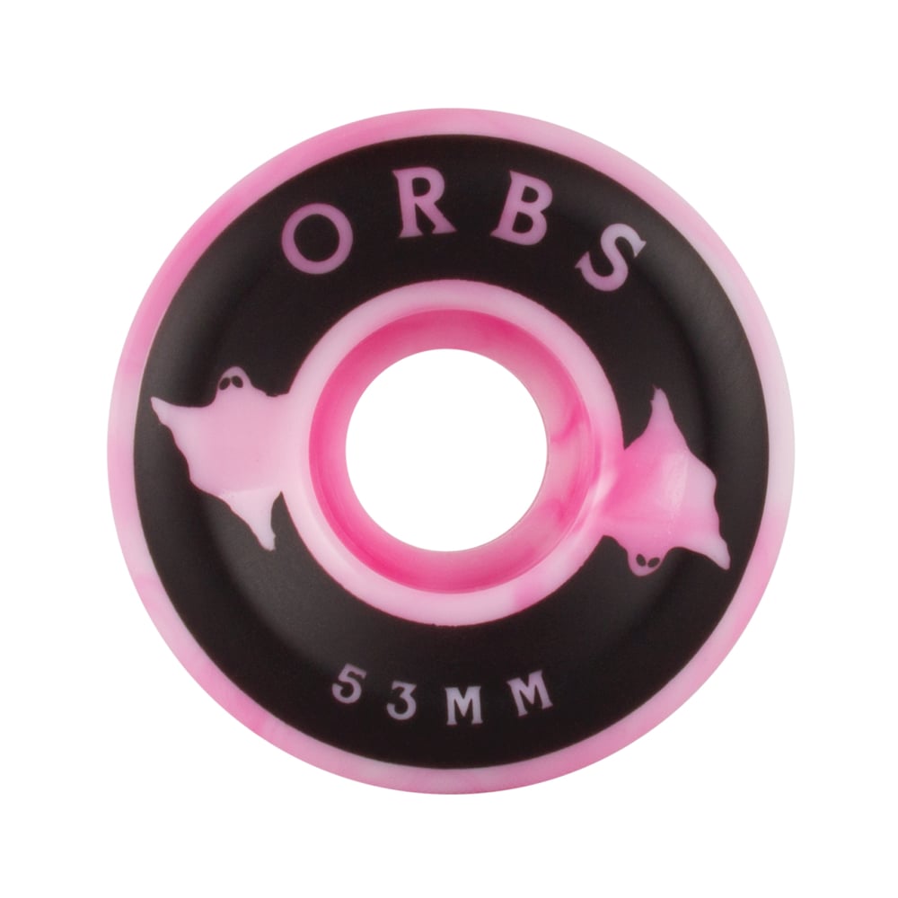 Specters Wheels 99A - Swirls Pink/White